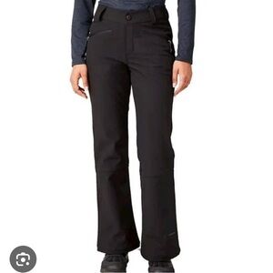 Free Country NWOT Women's Softshell Black Snow Pants Size Large
